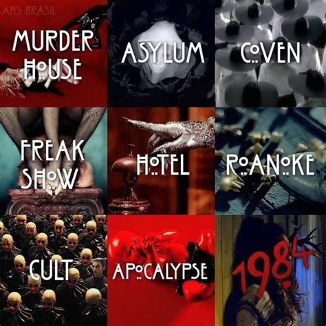 Ahs Seasons In Order