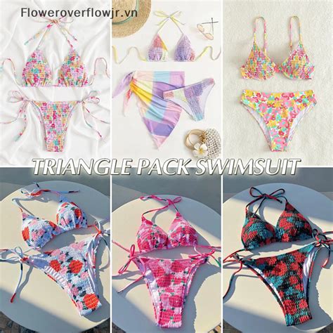 Fjr N B I Bikini B G I C M Ruched In Hoa Kh Ng Tay D Y Th T L Ng Th P B I T M Ph H P