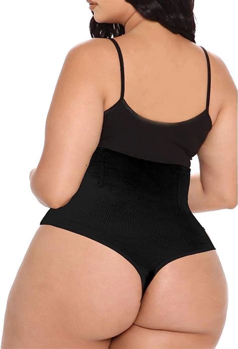 Women Waist Cincher Girdle Tummy Control Thong Panty Slimmer Body