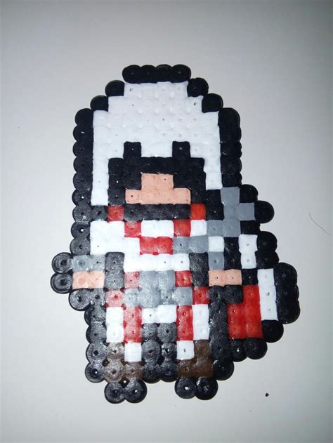 Pixel Art Assassin creed Ezio terminé Pixel art Perler bead patterns