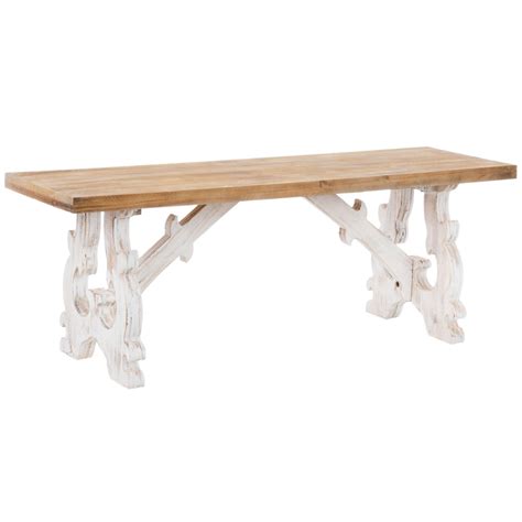 White Farmhouse Bench Hobby Lobby 1852144