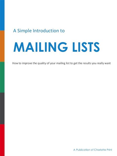 Mailing List Basics