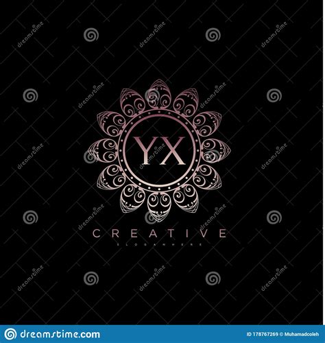 Letra Yx Elegante Logo Inicial Vector Loto Ilustración Del Vector Ilustración De Creativo