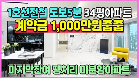 역세권초품아 34평 미분양아파트 1 000만원줍줍 전매가능 1호선전철 두정역 도보5분 초역세권 천안 두정역 반도유보라 아파트