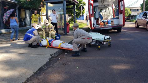 Ap S Saltar Quebra Molas Ciclista Fica Ferido No Bairro Bras Lia Cgn