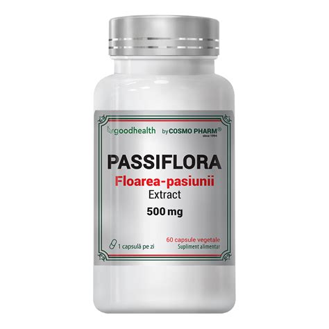 Passiflora Extract 500mg 60 Capsule Cosmopharm Dr Max Farmacie