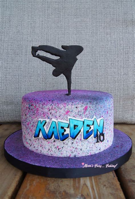 Hip Hop Cake Make It Hot Pink And Silver With Black Graffiti Writing