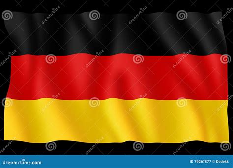 Flag Of Germany Stock Illustration Illustration Of German 79267877