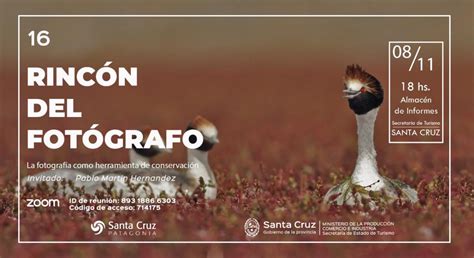 Turismo Santa Cruz Patagonia Noviembre 8 Ciclo virtual Rincón del