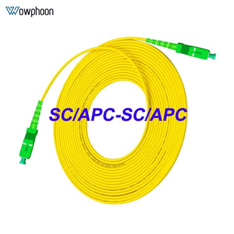 C Ble De Raccordement En Fiber Optique SC APC SC APC SX FTTH Cordon De