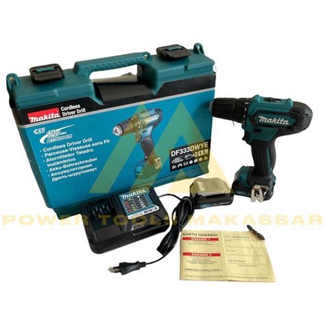 Jual Makita DF333DWYE Bor Baterai Makita DF333 DWYE Bor Cordless