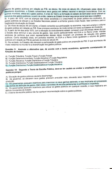 Prova Economia e Gestão do Setor Público 2019 2 Economia e Gestão