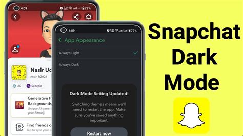 How To Get Dark Mode On Snapchat Setting Updated 2023 How To Enable