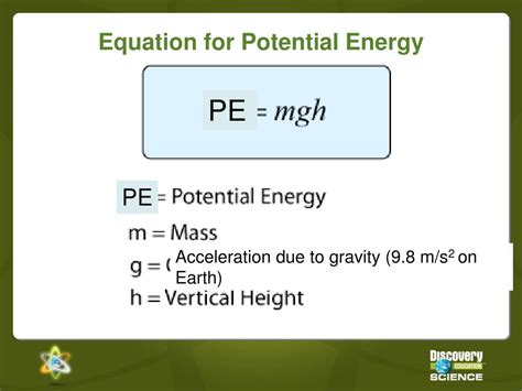 Potential Energy Formula