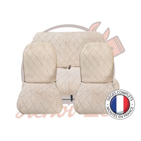 Sièges complets 2CV Beige à losange sièges banquette Asymétrique