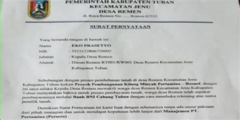 Detail Contoh Surat Pembebasan Lahan Koleksi Nomer 13