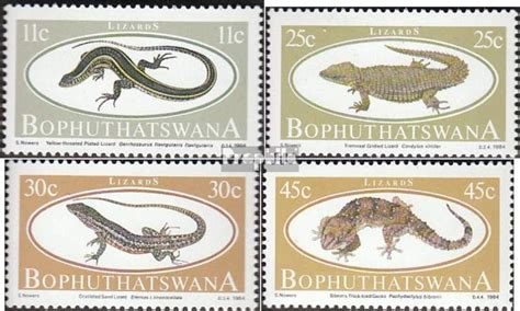 Amazon Bophuthatswana 129 132 Complete Issue Unmounted Mint