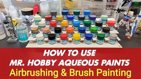 Scale Model Tips How To Use Mr Hobby Aqueous Paints Airbrushing