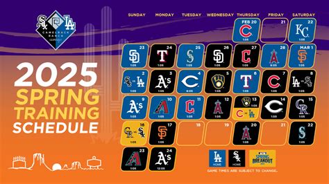 Schedule | Camelback Ranch-Glendale | MLB.com