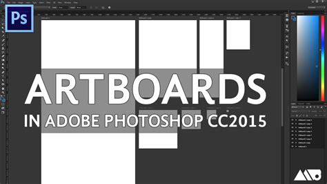 How To Create Artboards In Adobe Photoshop Tutorial Youtube