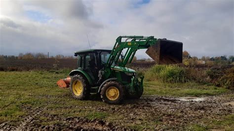 Wieczorne Mulczowanie Gorczycy John Deere Z Pronar Youtube