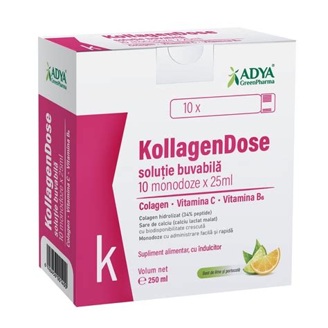 Kollagendose Solutie Buvabila 10 Monodoze X 25 Ml Adya Gr Farmacia