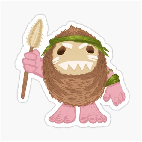 "Kakamora the coconut monster" Sticker for Sale by HowreSketch | Redbubble