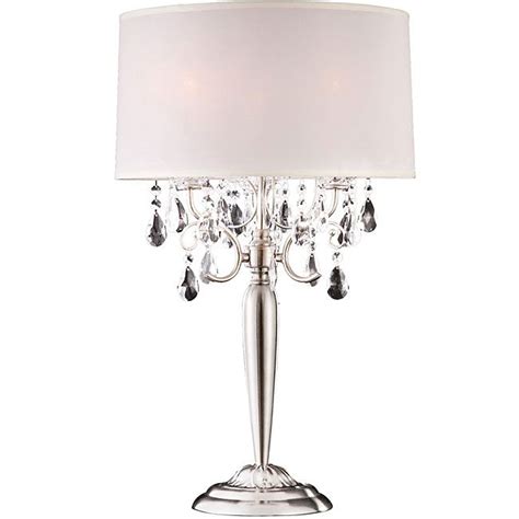 Bedroom Lighting Crystal Table Lamps Lamp Chrome Table Lamp