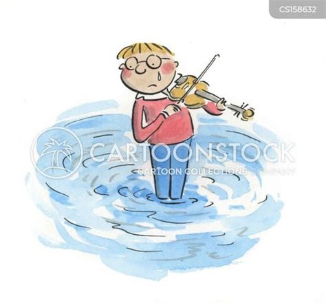 Violin Music Cartoons and Comics - funny pictures from CartoonStock