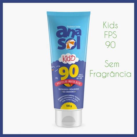 Protetor Solar De Bebe - Anasol Protetor Solar KIDS I Bebê A Partir de 6 Meses FPS 90 Sem ...
