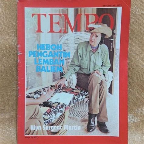 Jual Majalah Tempo Jadul Februari Shopee Indonesia