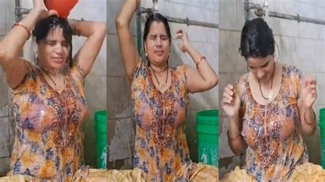 Desi Aunty Open Bathing Vlog Bathing Vlog 2024 Youtube