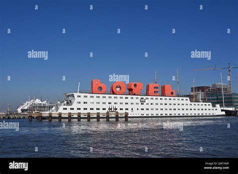 Netherlands, Amsterdam: building of the Amstel Botel, a unique 3-star ...