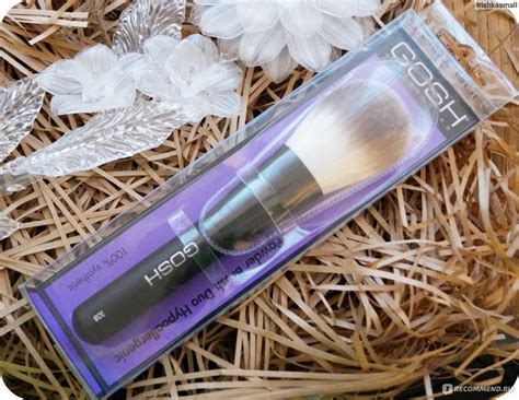 Кисть для пудры Gosh Powder Brush Duo Hypoallergenic - «♥ Универсальная ...