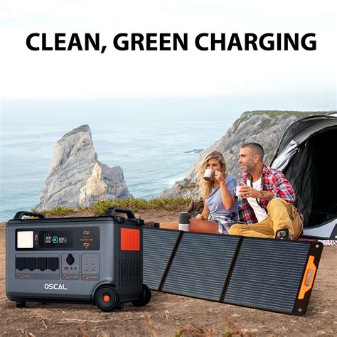 Portable Power Station With 2x200w Solar Panels Oscal Powermax 3600 Peak 6000w Oz Robotics