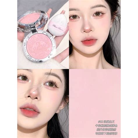 Jual Flower Knows Swan Ballet Embossed Blush Shopee Indonesia