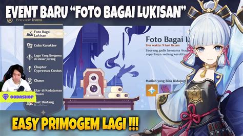 Easy Primogem Event Baru Foto Bagai Lukisan Genshin Impact V