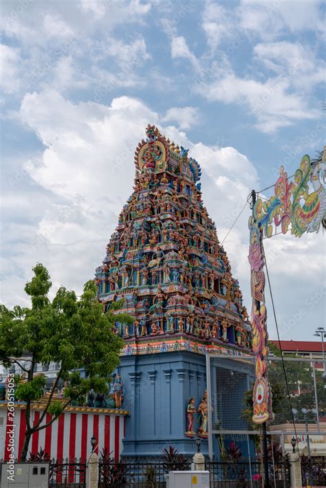 Gopuram Of Sri Srinivasa Perumal Temple Stock Photo Adobe Stock