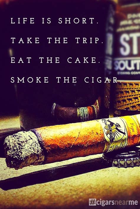 Life Is Short Smoke The Cigar Pairing It With The Perfect Beer Makes