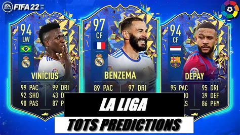 FIFA 22 LA LIGA TOTS PREDICTIONS BENZEMA VINÍCIUS DEPAY