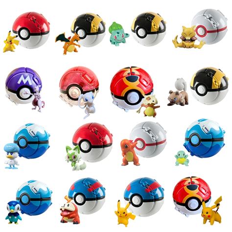 Pok Mon Pikachu Figura Anime Elf Ball Charmander Litten Rockruff