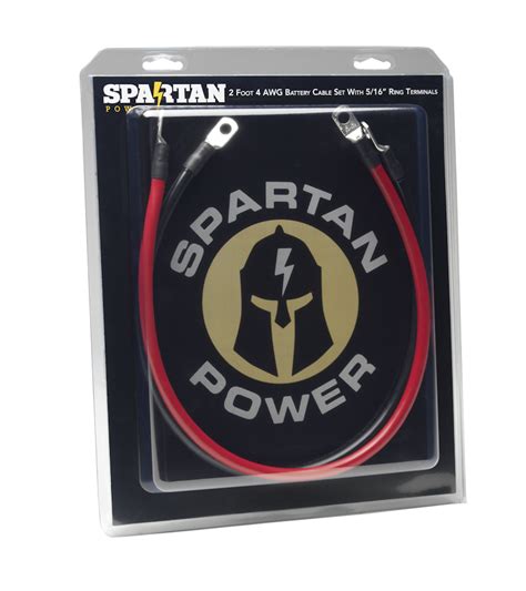 Spartan Power Battery Cables Made In The Usa Lifetime Crimp Warranty