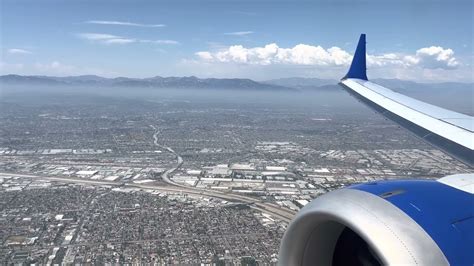 United Max Approach And Landing Los Angeles Youtube