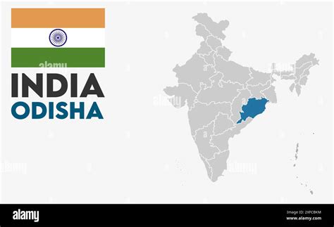 Odisha Map Image1 State Of India Republic Of India Government