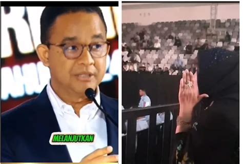 Viral Seorang Ibu Pendukung Paslon Nomor Urut Teriaki Anies Dengan