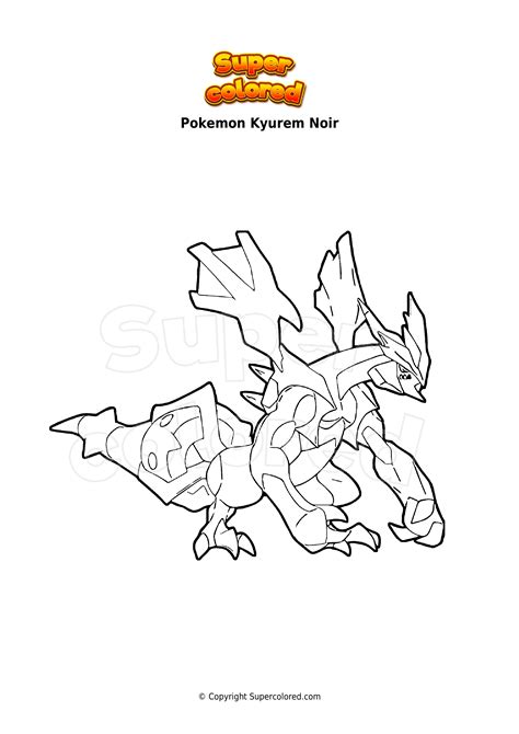 Coloriage Pokemon Méga Léviator Supercolored