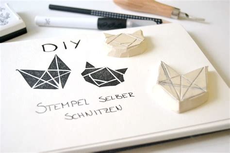 Stempel Selbst Schnitzen Diy Academy Stempel Schnitzen Stempeln