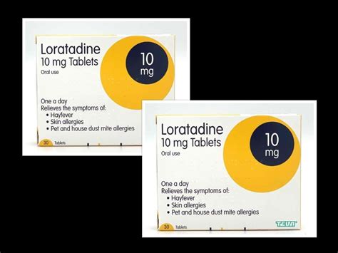 Loratadine 10mg Hay Fever Allergy Relief 60 Tablets