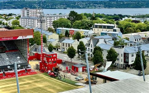 Brest La Tribune Kemper Du Stade Francis Le Bl A Disparu Foot