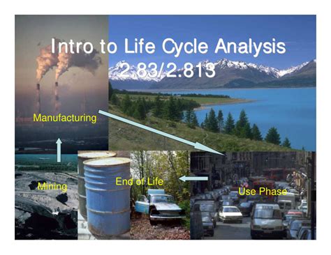 [ppt] Intro To Life Cycle Analysis Intro To Life Cycle Analysis Intro